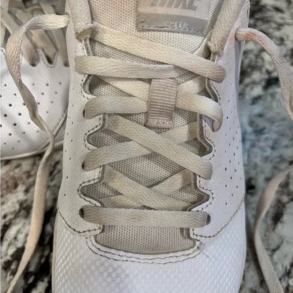 Nike Women's All-White Athletic Sneakers - Picture 9 of 10